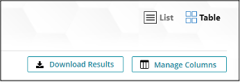 Figure 2: View and Download Results Controls