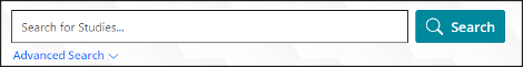 Figure 3: Study Explorer Search Bar