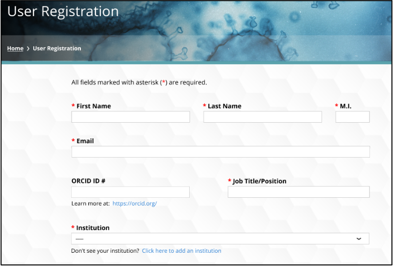 Figure 3: User Registration Form