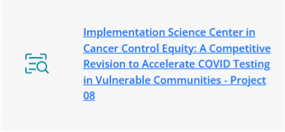 Figure 8: View list of Variables icon next to the study name